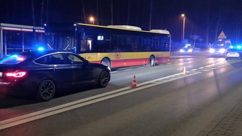 Kierowca autobusu miejskiego potrącił pieszego