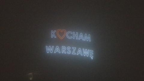 "Kocham Warszawę" w chmurach