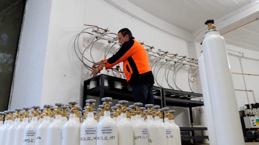 Stołeczne pogotowie ratunkowe uruchomiło produkcję tlenu