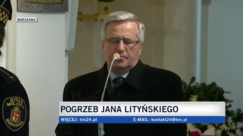 Bronisław Komorowski wspomina Jana Lityńskiego