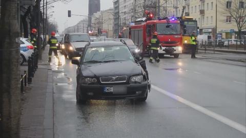 Zderzenie z tramwajem na Grójeckiej