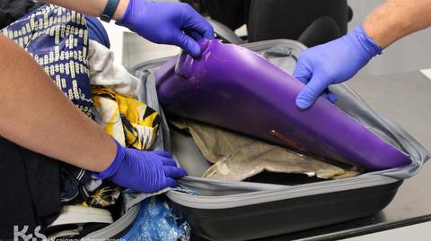 Ponad 8 kg heroiny ukrytej w walizkach podróżnych