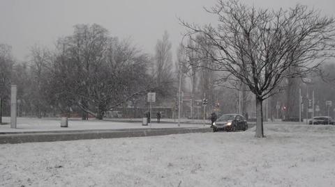 Śnieg w Warszawie
