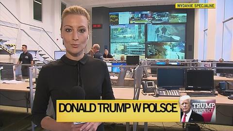 Reporterka Ewa Paluszkiewicz w Biurze Bezpieczeństwa i Zarządzania Kryzysowego