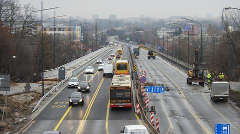 Północny wiadukt Trasy Łazienkowskiej gotowy (wideo z grudnia 2022)