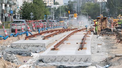 Budowa tramwaju do Wilanowa wkracza w kolejny etap