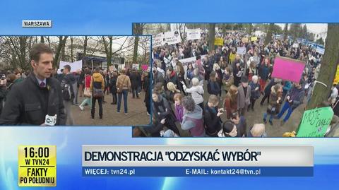 Trwa demonstracja "Odzyskać wybór"