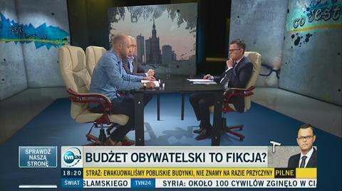 Jacek Wojciechowicz i Jan Śpiewak o budżecie obywatelskim