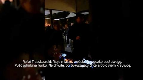 Rafał Trzaskowski został sfilmowany podczas sobotniej imprezy 