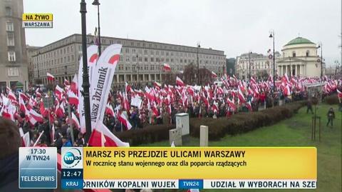Ulicami Warszawy przejdzie marsz PiS