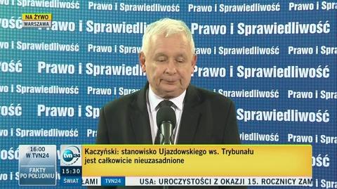 Jarosław Kaczyński o aferze reprywatyzacyjnej w Warszawie