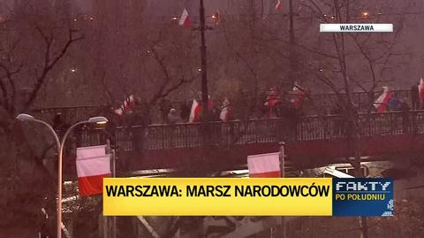 Podsumowanie marszu narodowców w relacji reportera TVN24