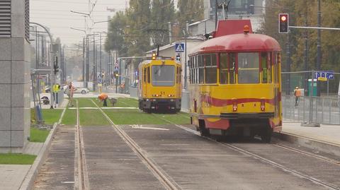 Pierwsze tramwaje przejechały nowym torowiskiem