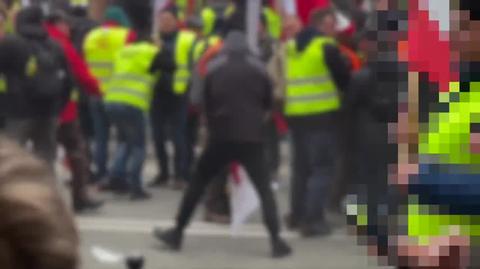 Policja pokazała niektóre analizowane obecnie nagrania sprzed Sejmu