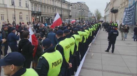 Zgromadzenie na Krakowskim Przedmieściu