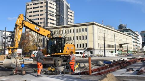 Budowa linii tramwajowej na Kasprzaka