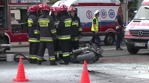 Tragiczny wypadek motocykla na Żoliborzu