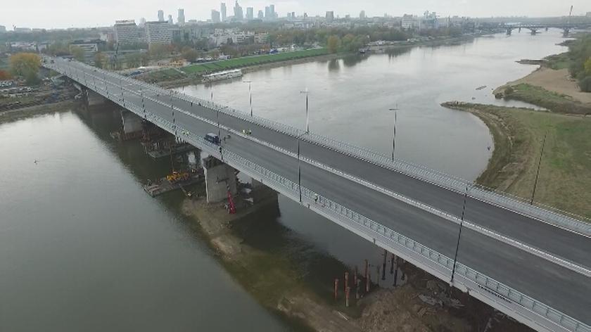 Most Łazienkowski w oku drona