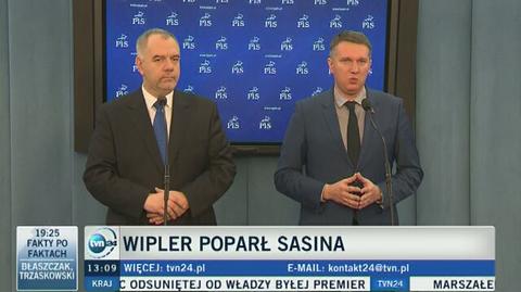 Wipler poprał Sasina 