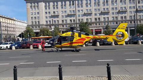 Śmigłowiec LPR lądował w ścisłym centrum Warszawy