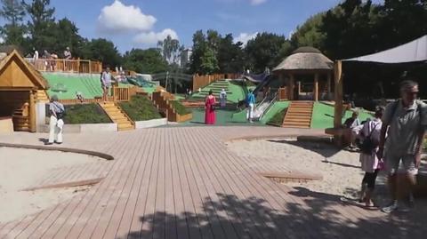 Nowy plac zabaw w parku Ujazdowskim