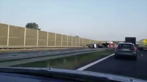 Zderzenie dwóch aut na S7 w okolicach Radomia