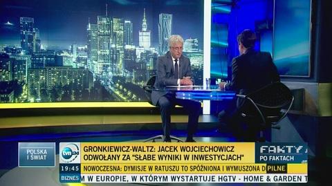 Jacek Wojciechowicz gościem "Faktów po Faktach"