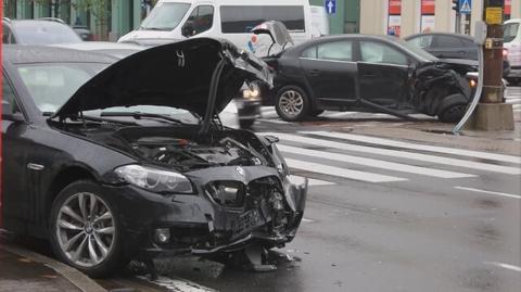 Wypadek w alei Jana Pawła