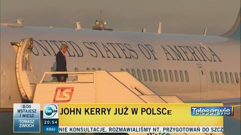 John Kerry już w Polsce