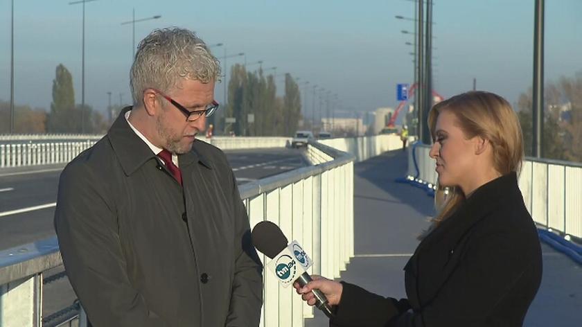 Wiceprezydent o otwarciu mostu Łazienkowskiego