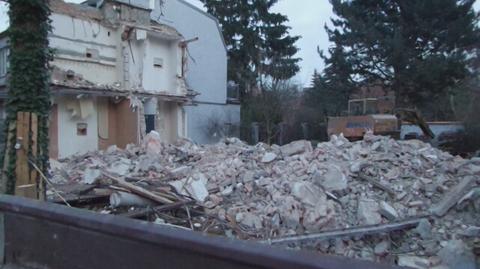 Remont budynku na Bielanach