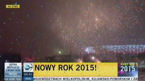 Warszawa przywitała Nowy Rok!
