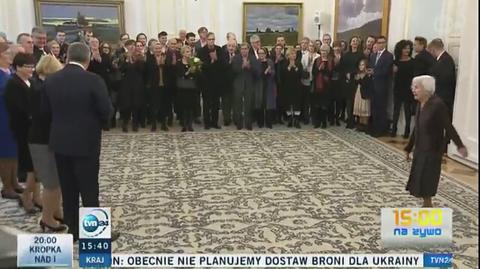 Prezydent odznaczył Danutę Szaflarską
