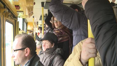 Pasażerowie o dojeździe tramwajami na Służewiec