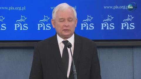 Kaczyński o zapowiedzi usunięcia tablic smoleńskich 