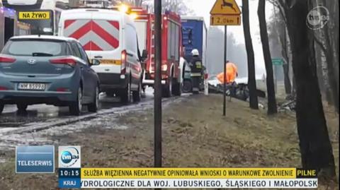 Tragiczny wypadek na krajowej "50"