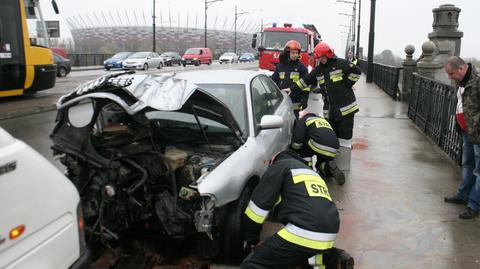 Wypdek na moście Poniatowskiego