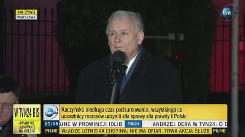 Jarosław Kaczyński na miesięcznicy skanduje: Antoni, Antoni