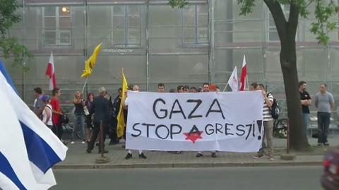 Pikiety przed ambasadą Izraela