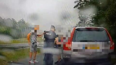 Policjant w dniu wolnym zatrzymał pijanego kierowcę