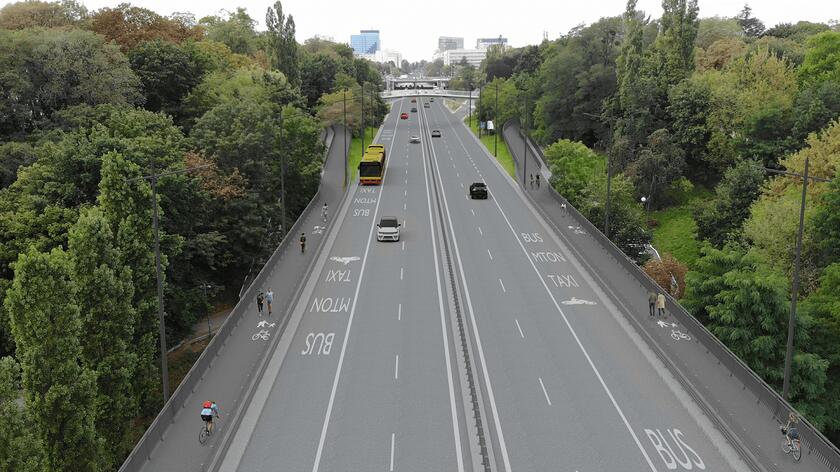 Warszawa wyburzy wiadukty na Trasie Łazienkowskiej