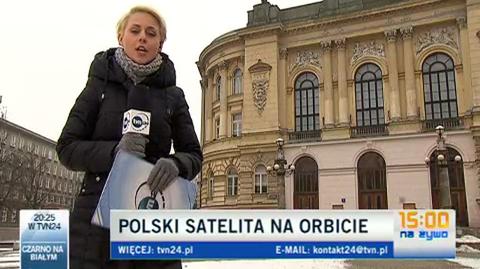 Jest łączność z satelitą - film TVN24