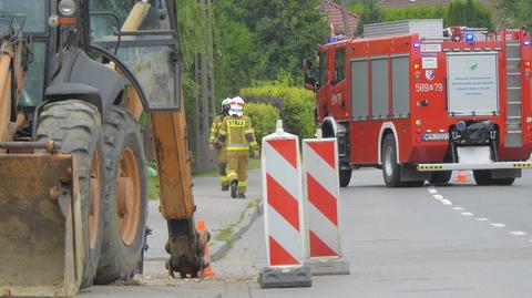 Koparka uszkodziła gazociąg pod Pruszkowem