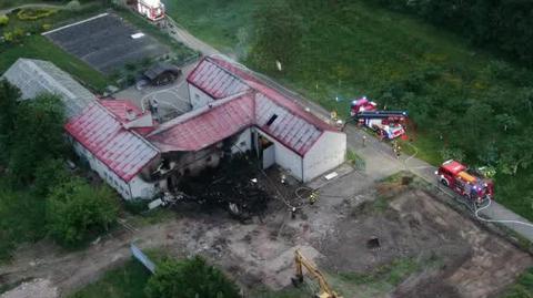 Pożar w domu pomocy społecznej w Pruszkowie