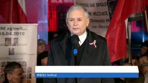 Przemowa Jarosława Kaczyńskiego