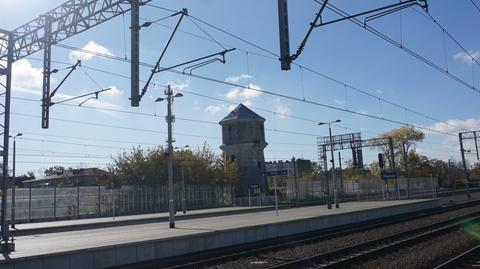 Wieża ciśnień na stacji kolejowej Tłuszcz