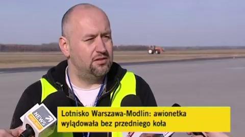 Egzamin dla służb lotniska w Modlinie