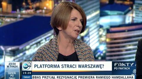 Pitera broni prezydent Warszawy 