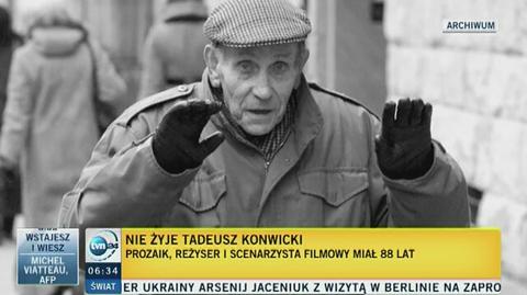 Zmarł Tadeusz Konwicki