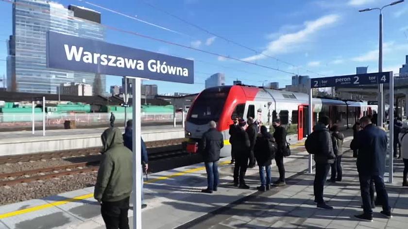Pociąg do Łodzi ze stacji Warszawa Główna odjechał planowo